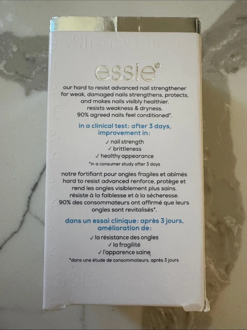 🌸5/$25🌸 Essie hard to resist advanced nail strengthener clear finish